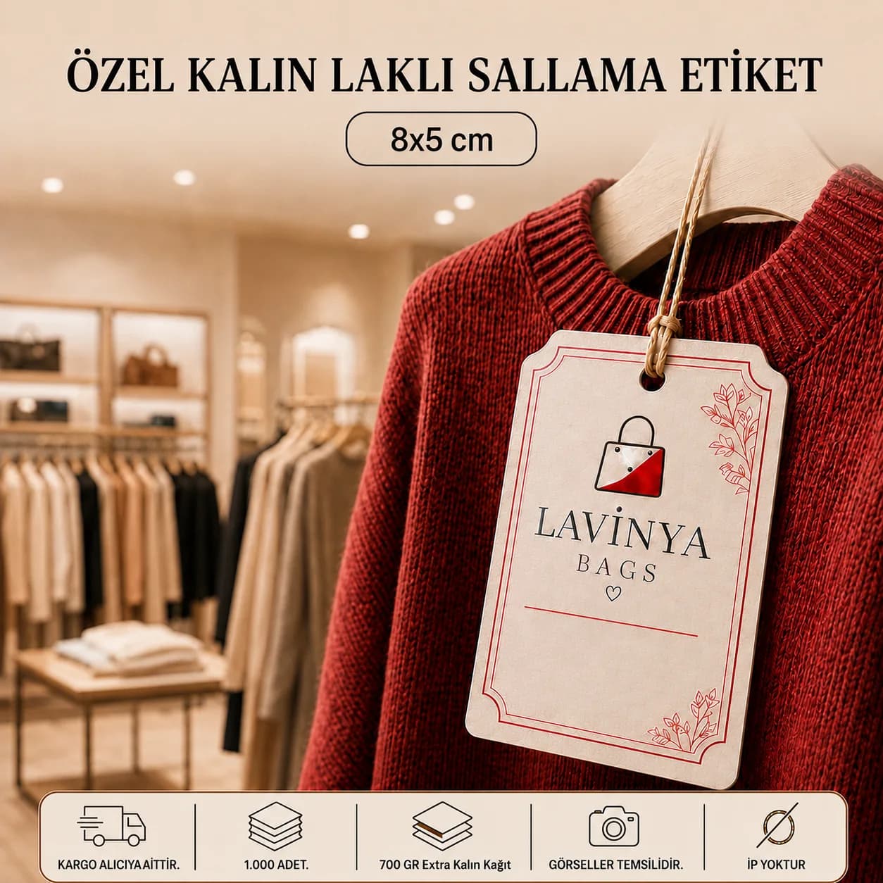 Özel Laklı Sallama Etiket baskı örneği 1
