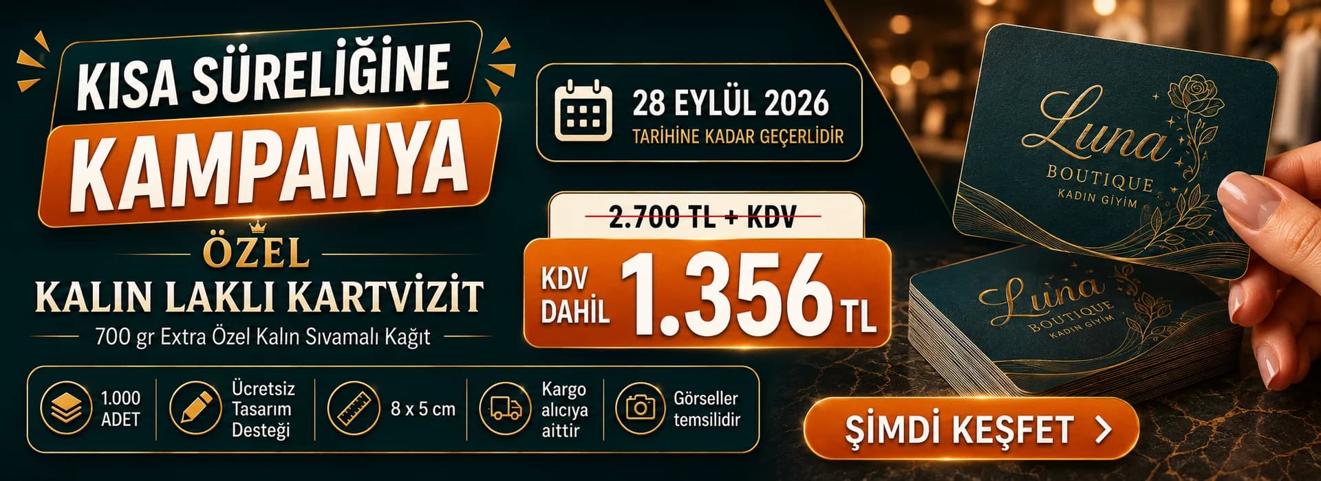 Kalın Lağlı Kartvizit